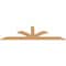 Ekena Millwork Richland Smooth Timber Gable Bracket, Western Red Cedar, 96"W x 28"H x 1 1/2"D x 5 1/2"F, 7/12 Pitch GBW096X28X0206RIC00SWR - alternate 4